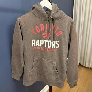 Fanatics, Toronto Raptors Basketball, Pullover Hoodie, Brown, Mens Small